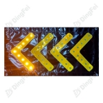 Reflective LED Arrow Board - Reflective Electronic Directional Flashing LED Arrow Board